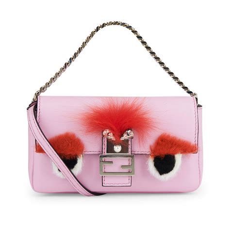 fendi micro monster bag|fendi tote bag vintage.